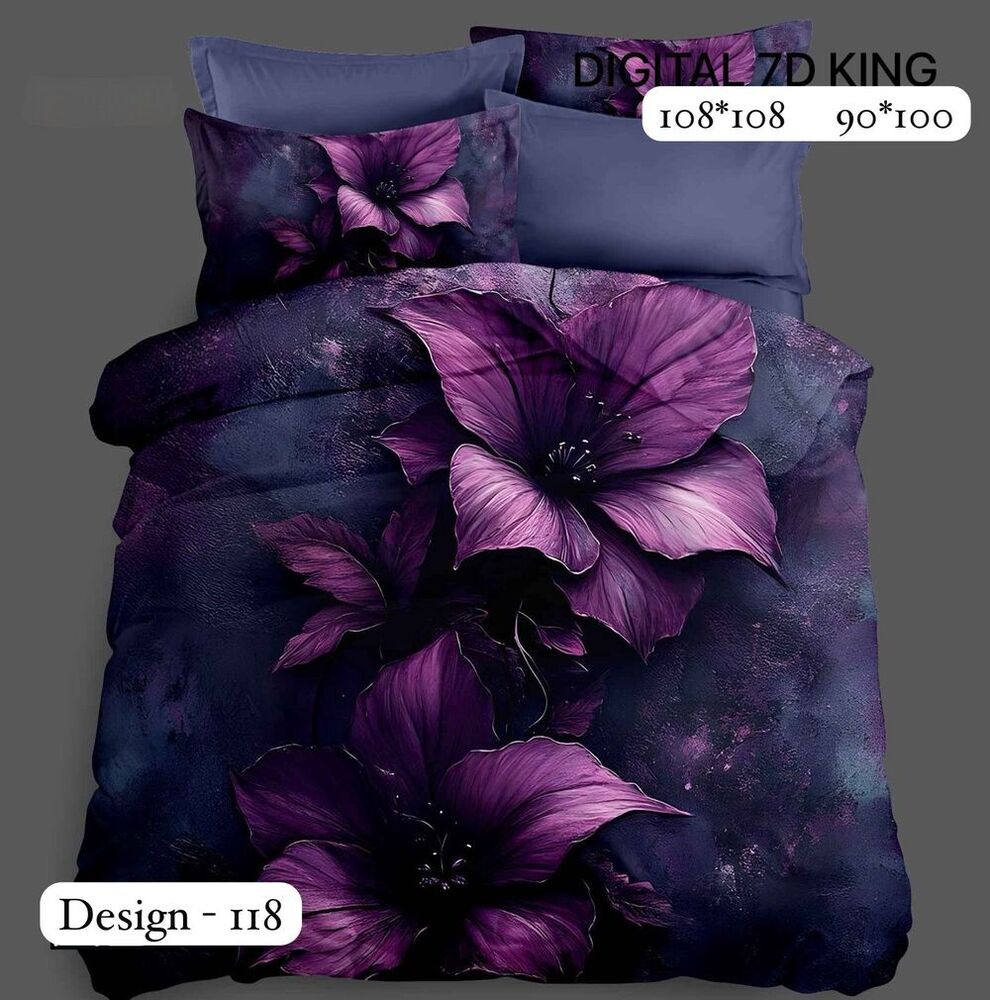 Design 118 Digital Print Fabric Bedsheets