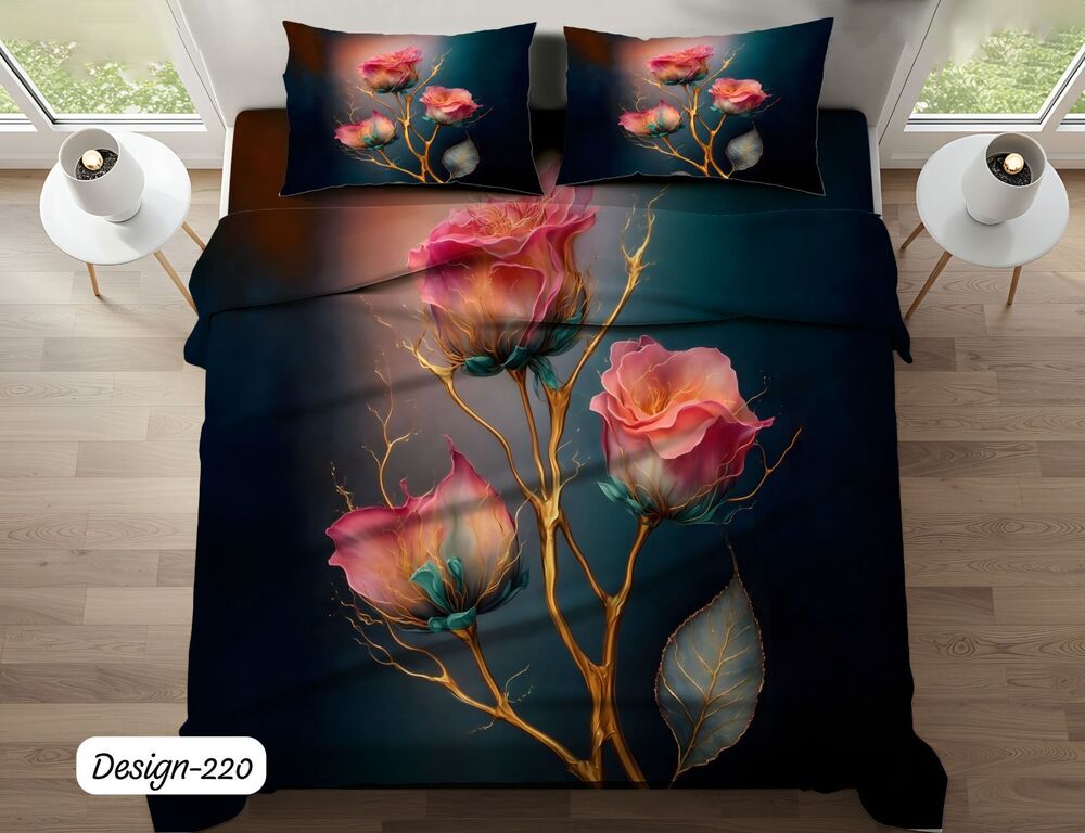 Design 220 Digital Print Fabric Bedsheets