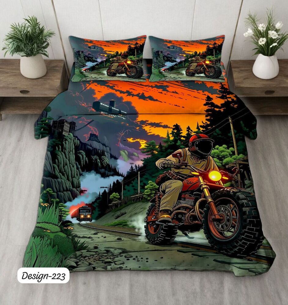 Design 223 Digital Print Fabric Bedsheets