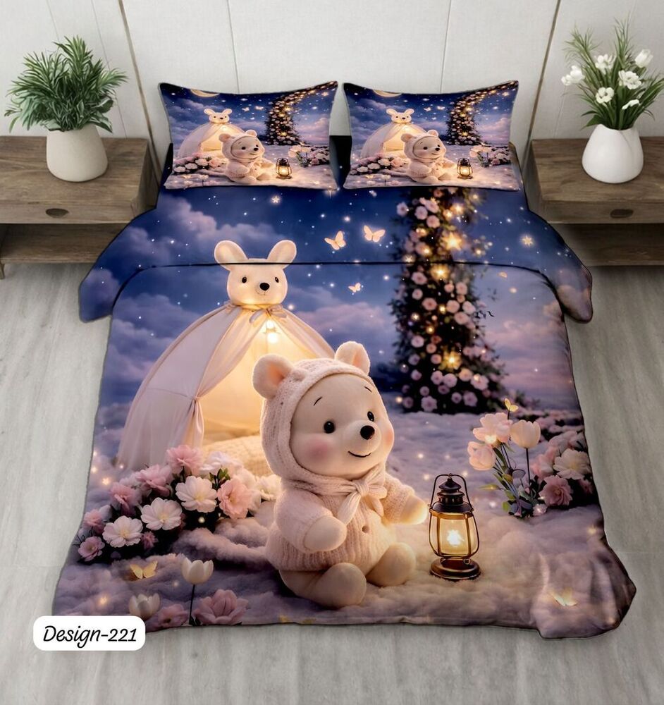 Design 221 Digital Print Fabric Bedsheets