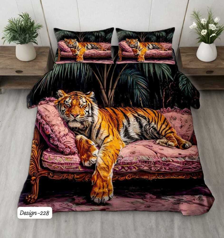 Design 228 Digital Print Fabric Bedsheets