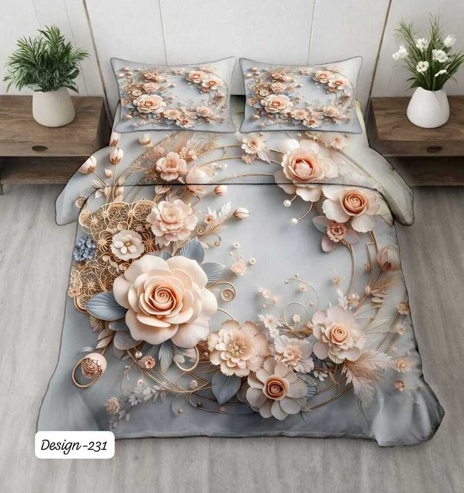Design 231 Digital Print Fabric Bedsheets