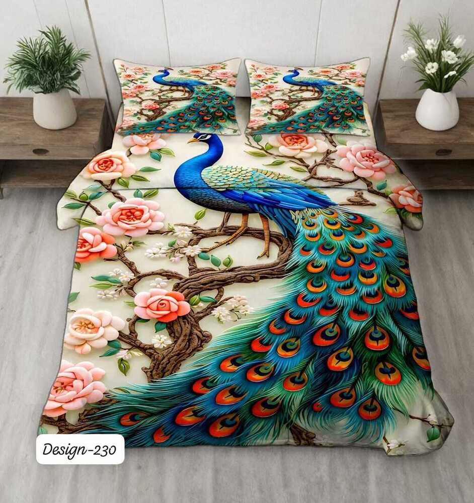 Design 230 Digital Print Fabric Bedsheets