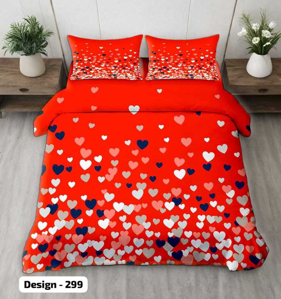 Design 299 Digital Print Fabric Bedsheets