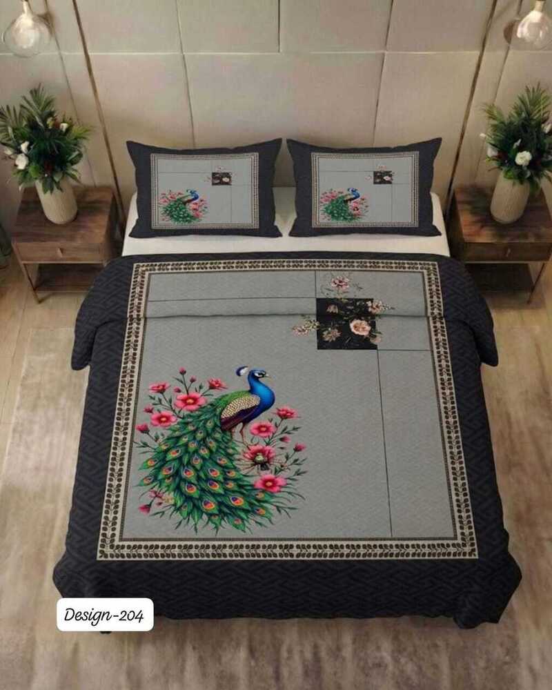 Design 204 Digital Print Fabric Bedsheets