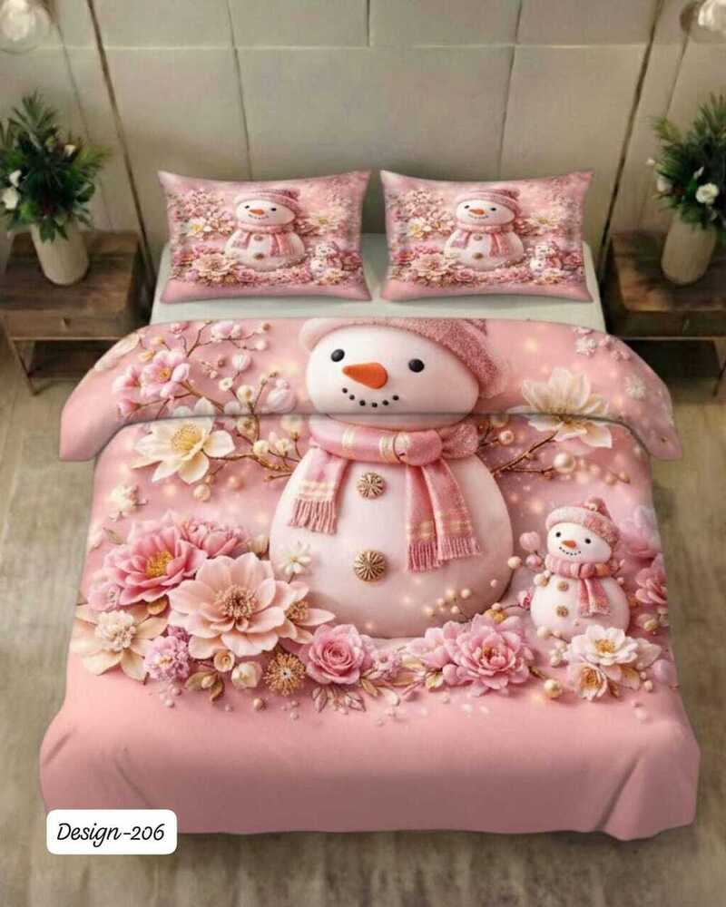Design 206 Digital Print Fabric Bedsheets