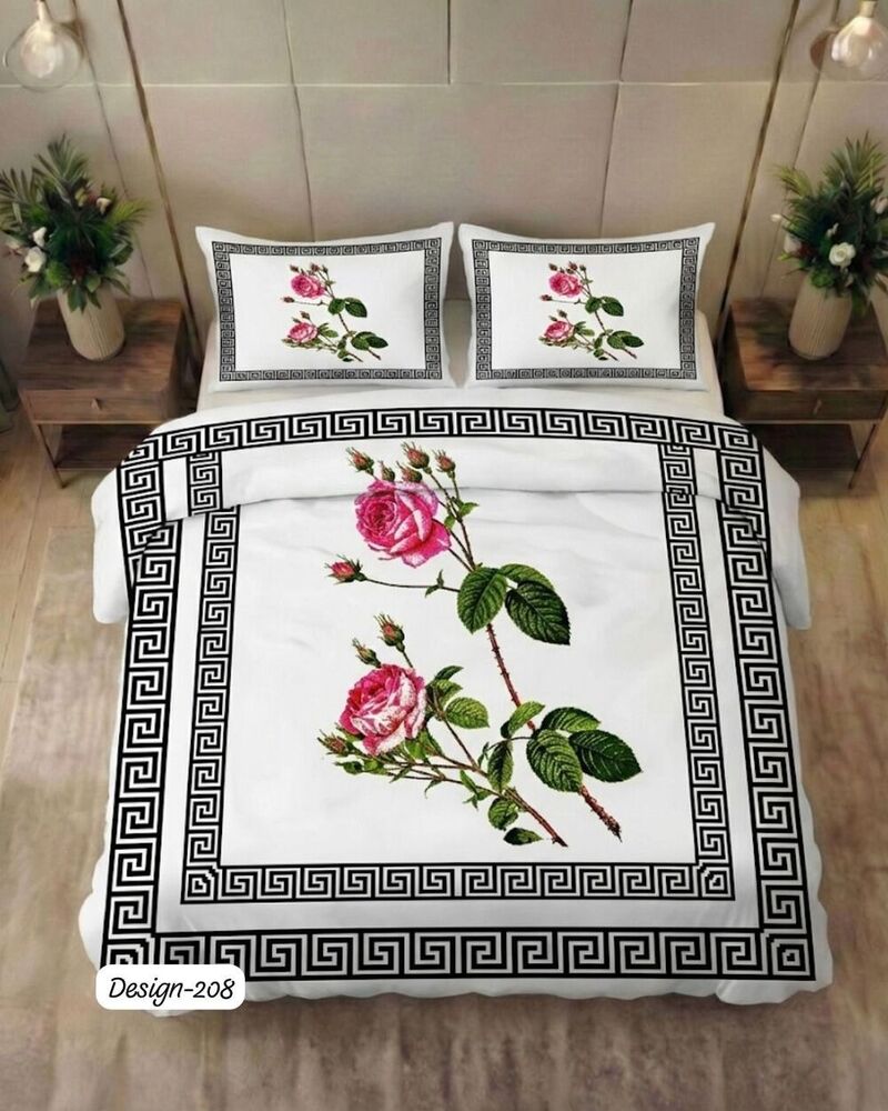 Design 208 Digital Print Fabric Bedsheets