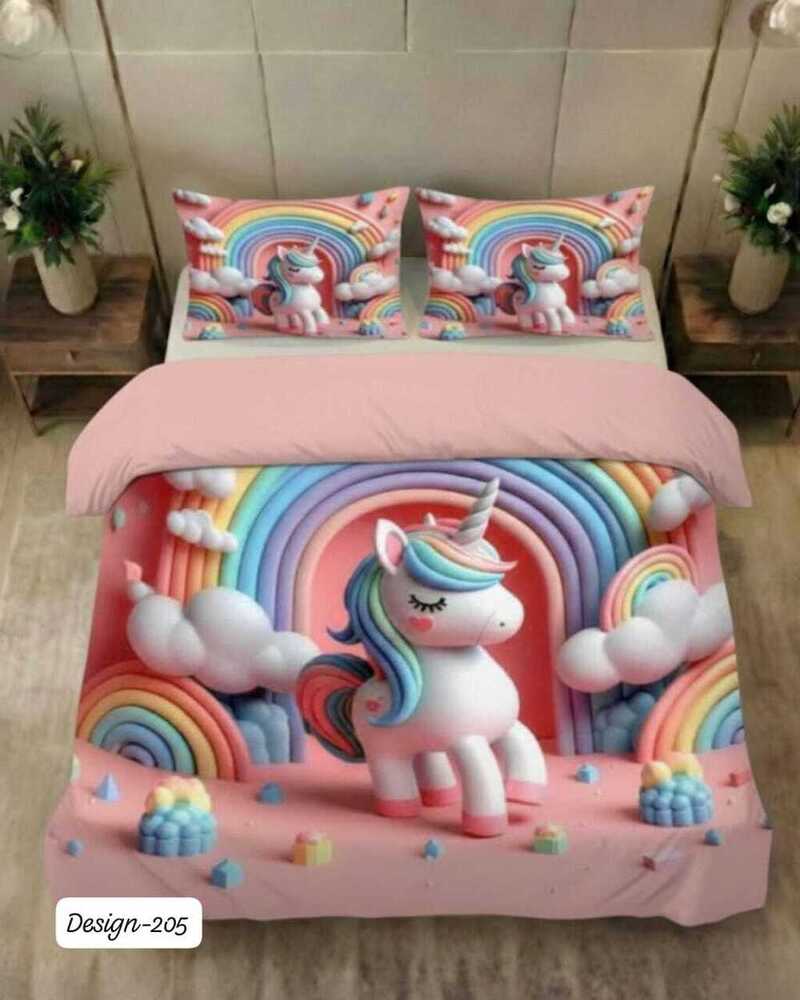 Design 205 Digital Print Fabric Bedsheets