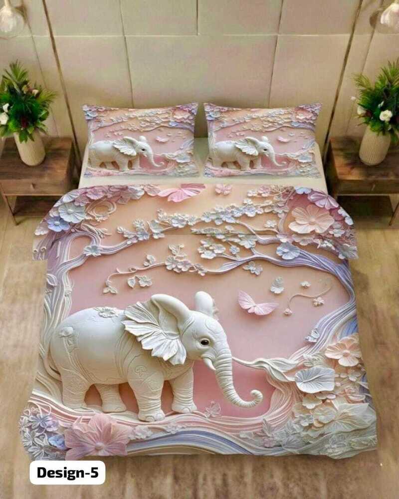 Design 05 Digital Print Fabric Bedsheets
