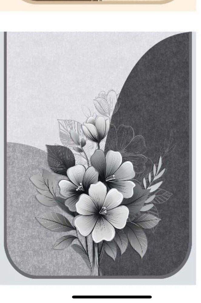 Floral Printed Sofa Panel Cover