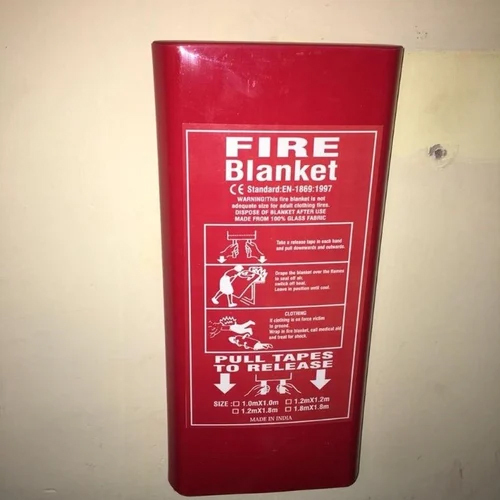 Red Asbestos Fire Blanket
