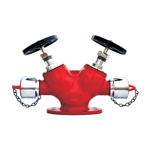 SS Type B Double Outlet Landing Valve