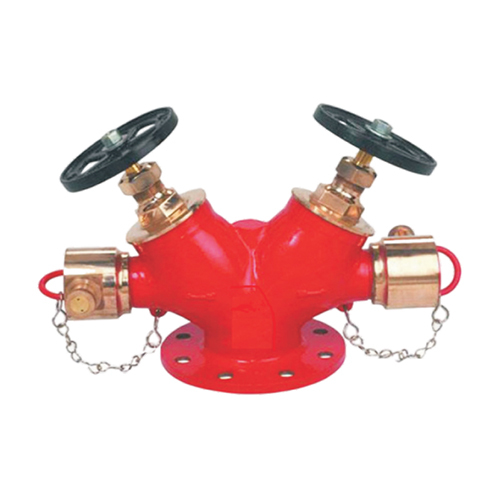 Gun Metal Type B Double Outlet Landing Valve