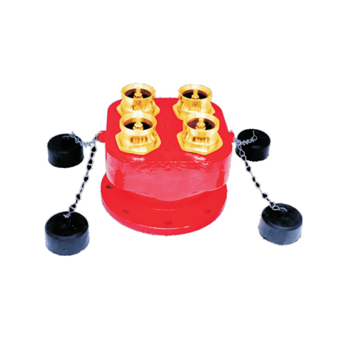 Gun Metal 4 Way FBC Breeching Inlet Valve