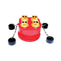 Gun Metal 4 Way Fbc Breeching Inlet Valve - Application: Fire Brigade / Fire Hydrant System / Building Fire Safety