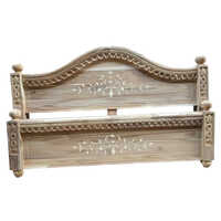 Wooden Double Bed Headboard