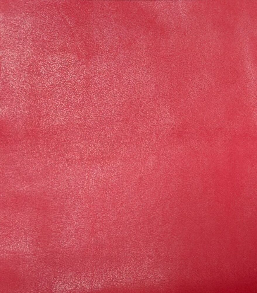Vegan leather Crimson Red Fabrics