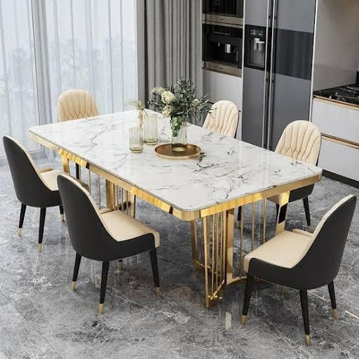 PVD Coated Dining Table