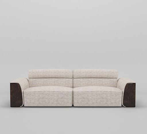 3 Seater Sofa With Veneer