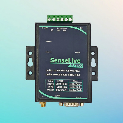 Wall-Mounted LoRa Device with RS232 Features