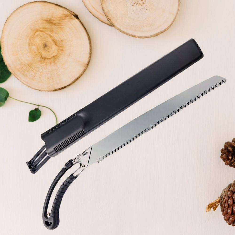 Hand Pruning Saw For Tree Branch Cutter (1 Pc / With Cover / 50 Cm Long) - Color: Mix