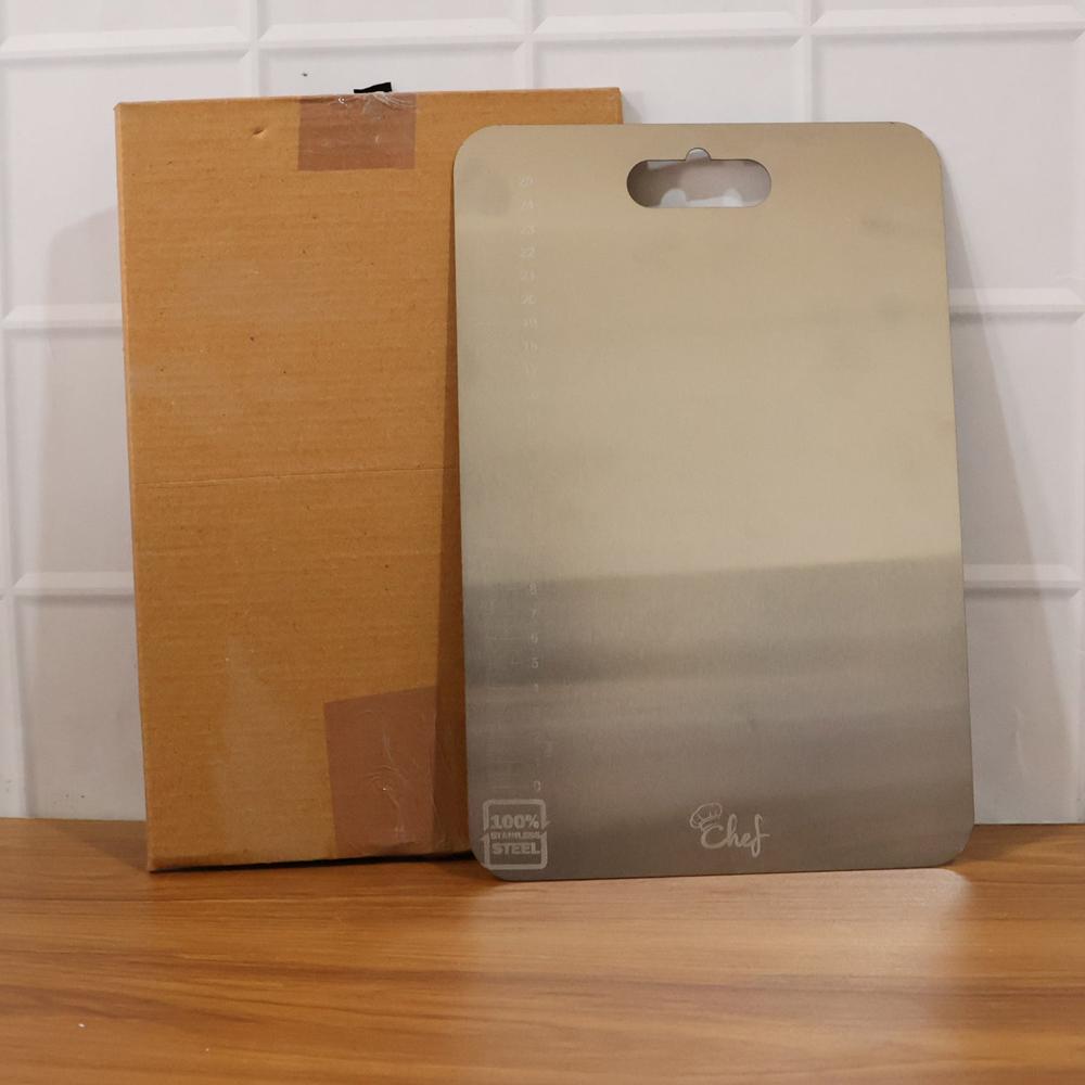 Large Stainless Steel Chopping Cutting Board (1 Pc)