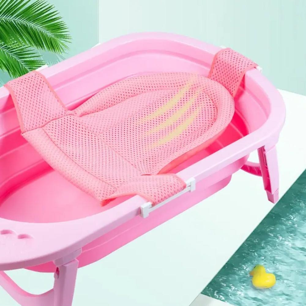 Newborn Bath Seat Infant Baby Tub Seat Anti Slip Chair For Baby Safety Bathtub Use - Color: Mix