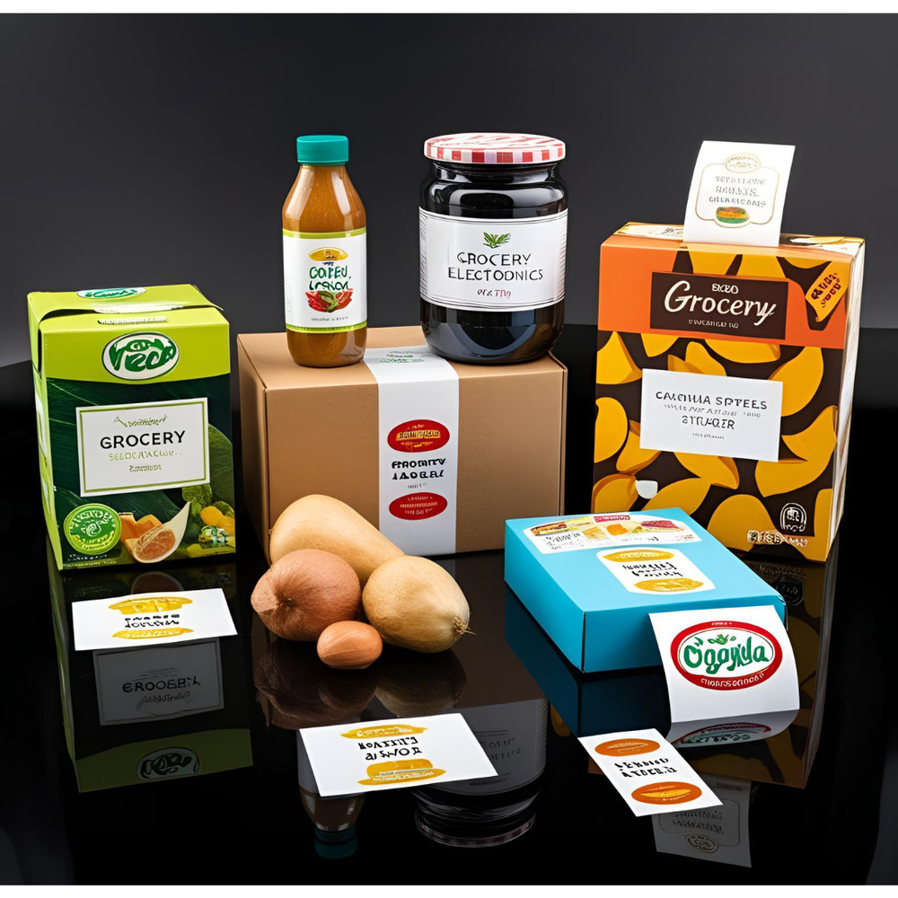 Retail Product Labels - Color: Multi-color (Customized As Per Requirement)