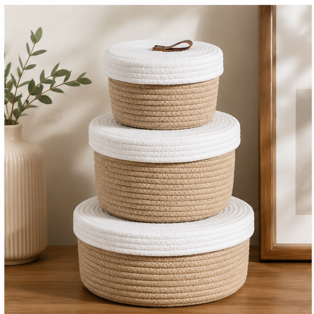 Round Jute Basket