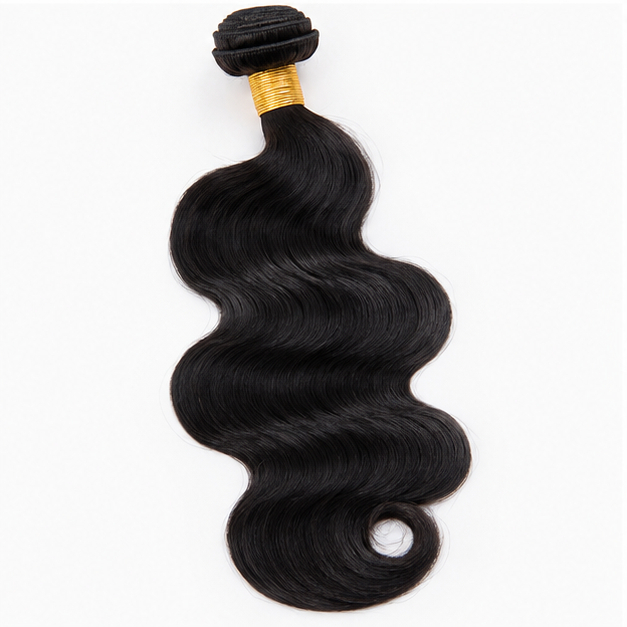 Black Machine Weft Premium Human Remy Hair Bundles