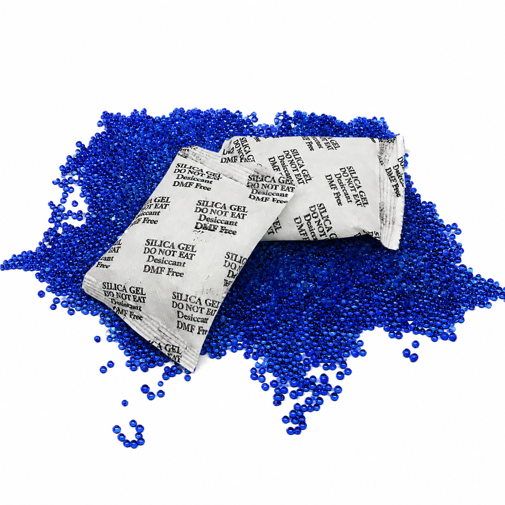 Silicagel Blue Beads 20 & 25 Gm Pouch