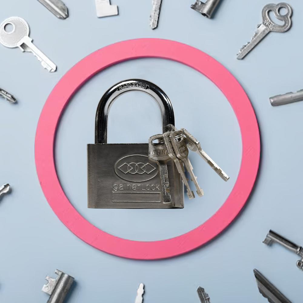 Locking Solutions And Systems 7675 Padlock Sherlock Lock - Color: Mix
