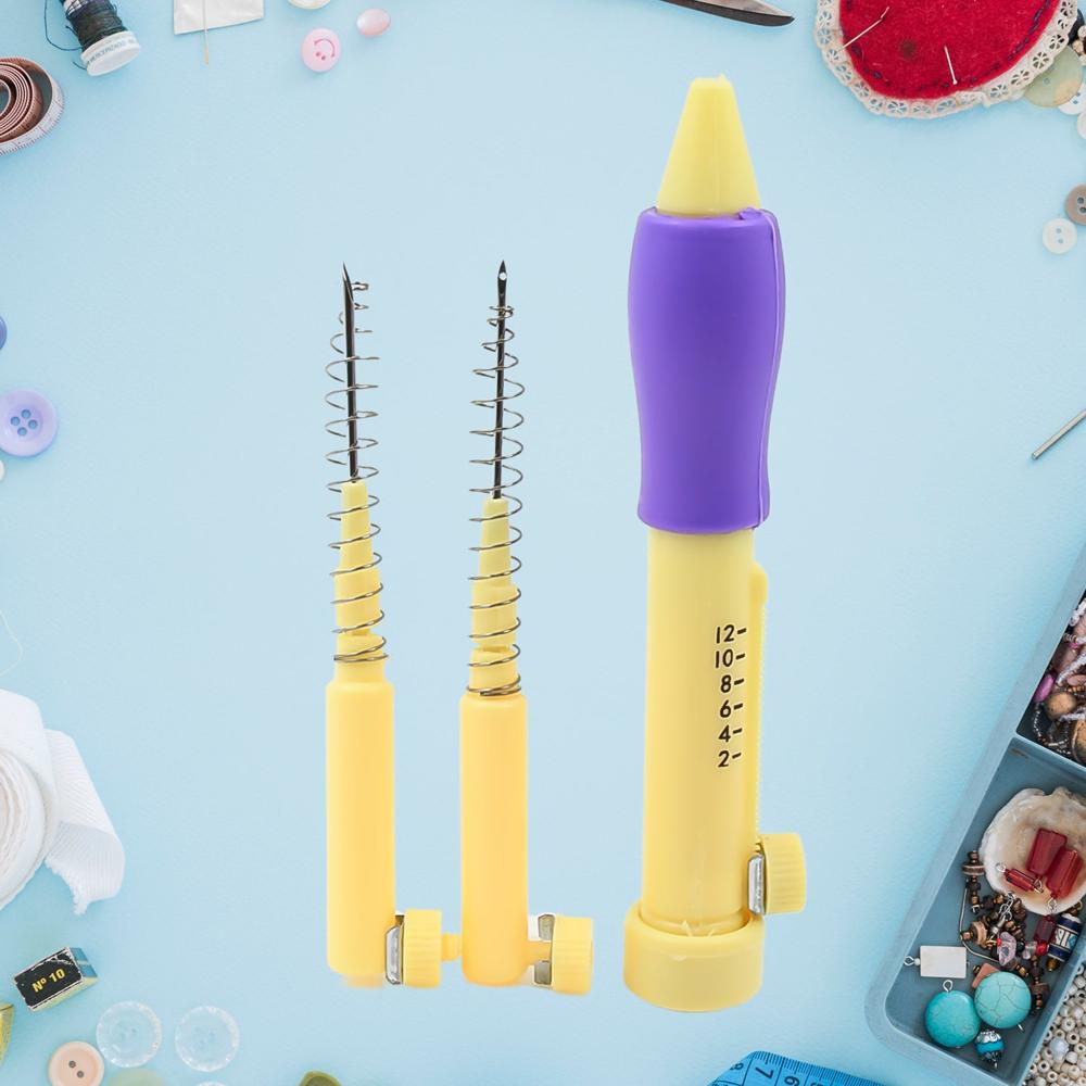 Punch Needle, Diy Craft Punch Needle Set (1 Set) - Color: Mix