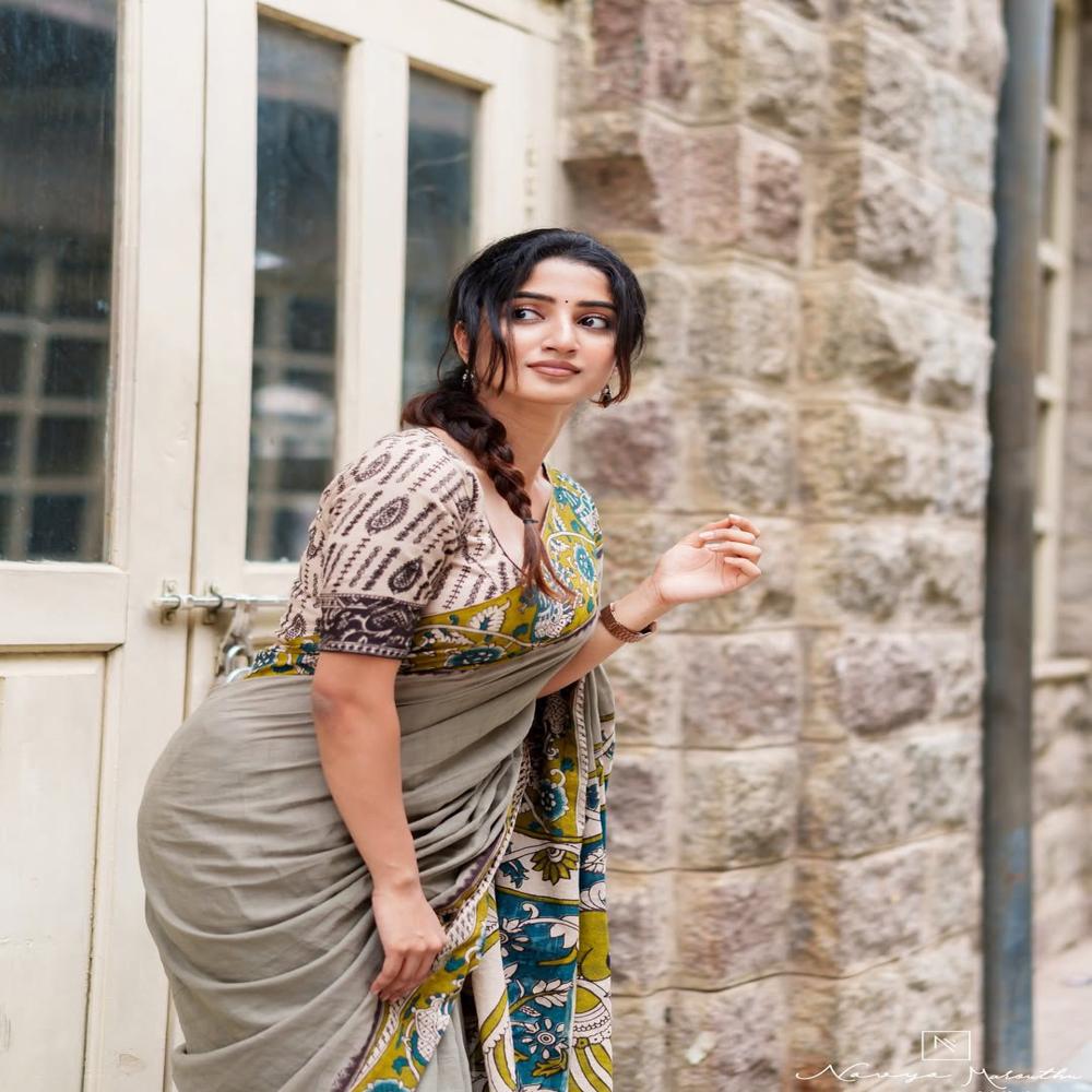 Primium Kota Silk Saree With Embroidery