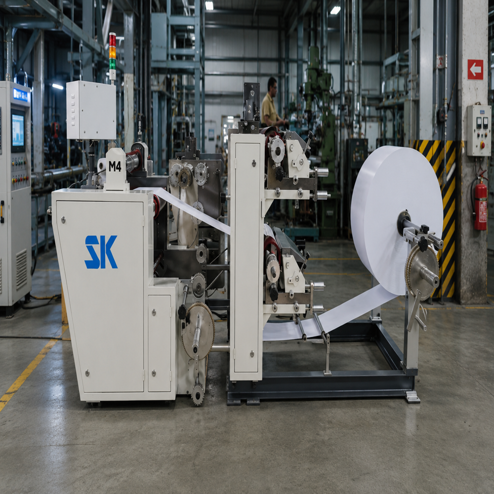Automatic Aluminium Foil Rewinding Machine