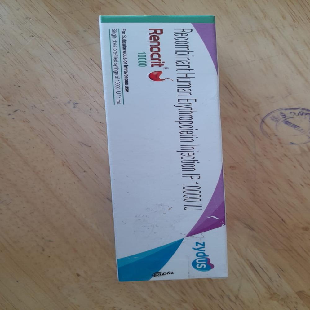 Renocrit Recombinant Human Erythropoietin Injection - Origin: Indian