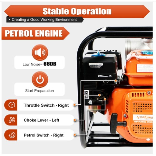 Neptune NPK-30 Petrol Kerosene Engine Water Pump
