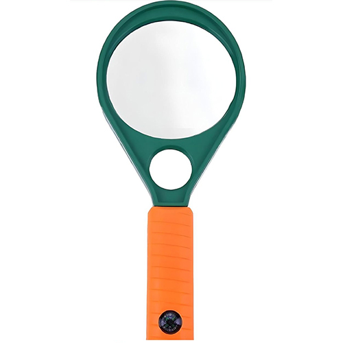 Optical Grade Magnifying Glass with Compass