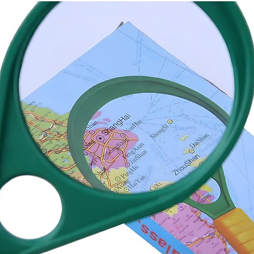 Optical Grade Magnifying Glass with Compass