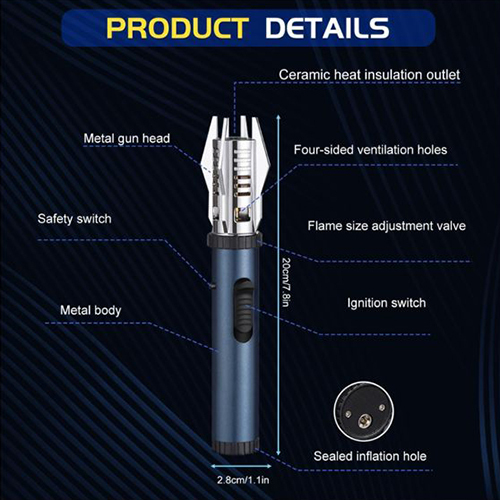 Jet Flame Butane Gas Lighter