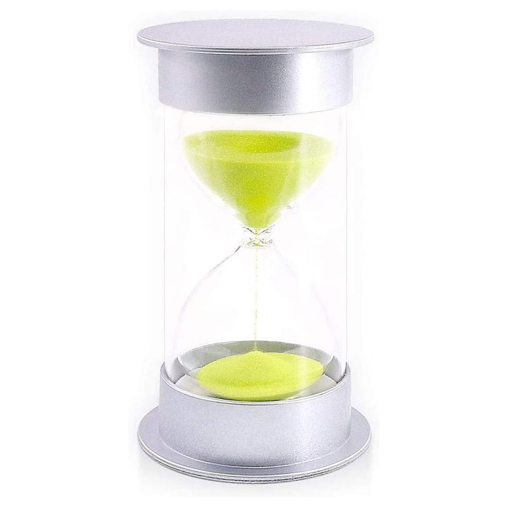 45-Minute Green Sand Timer  Hourglass Time Management Tool (Color: Green)