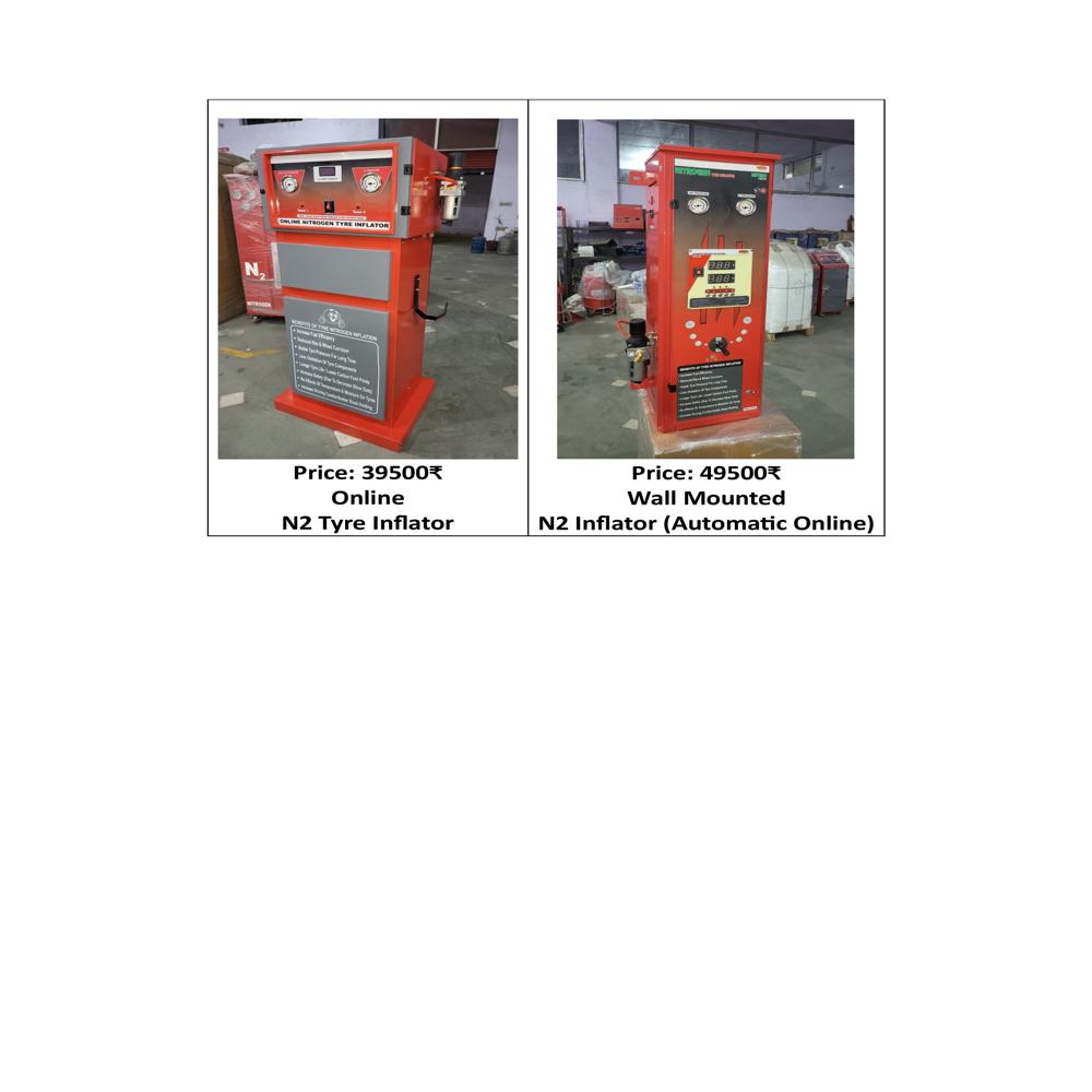 Online Nitrogen Tyre Inflator - Lift Design: Scissor Lift