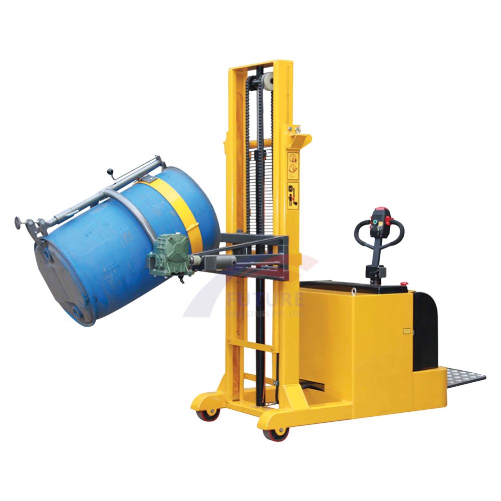 Counter Balance Full Electric Drum Stacker - Height: 1860 Millimeter (Mm)
