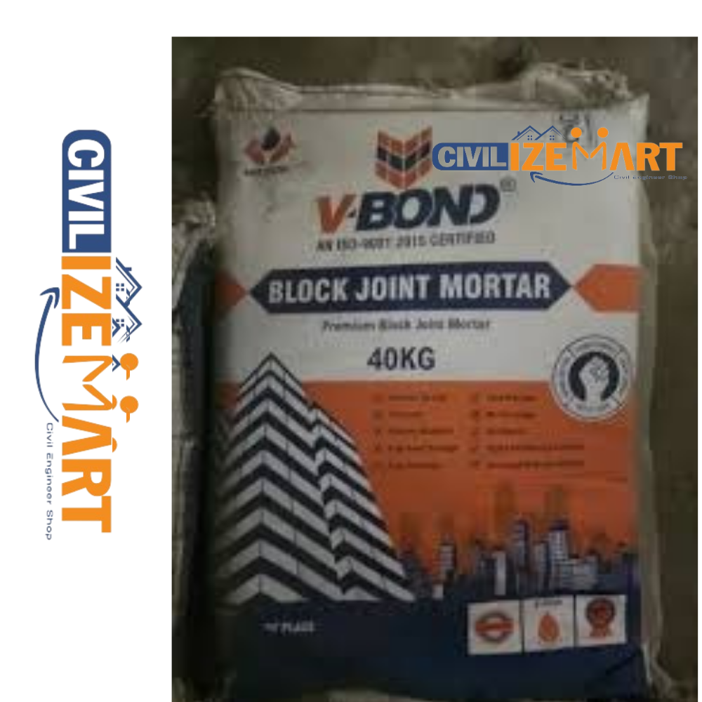 Vbond Block Joint Mortar - Cas No: Mixture / Not Applicable (Cement Based Blend)