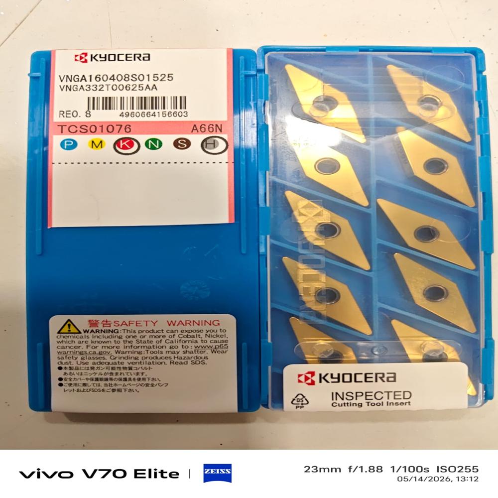 Kyocera Ceramic Inserts - Material: Carbide