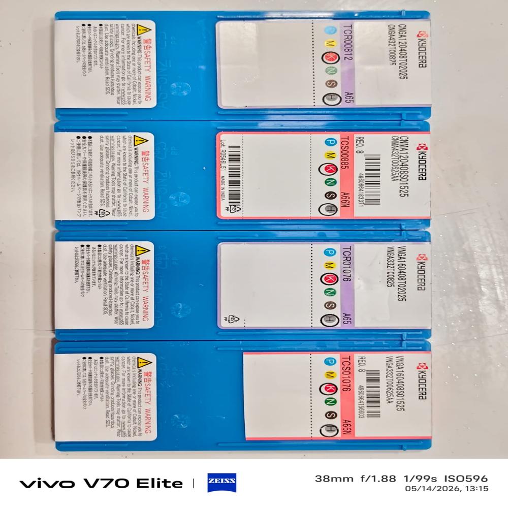 Kyocera Ceramic Inserts - Material: Carbide