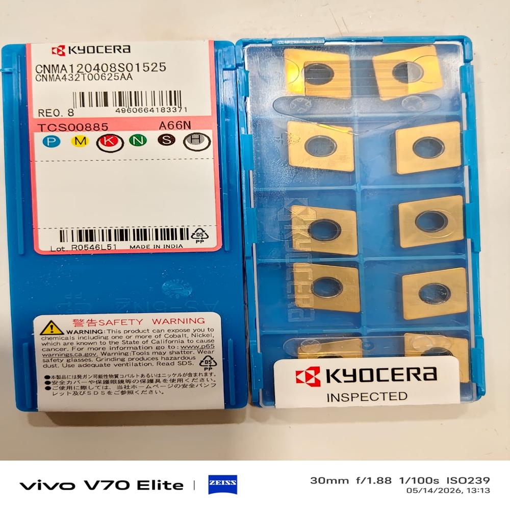 Kyocera Ceramic Inserts - Material: Carbide