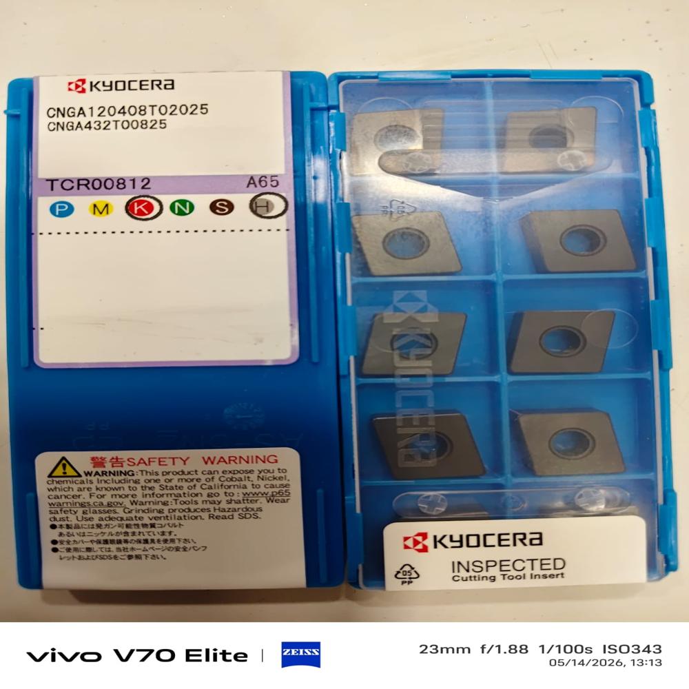 Kyocera Ceramic Inserts - Material: Carbide