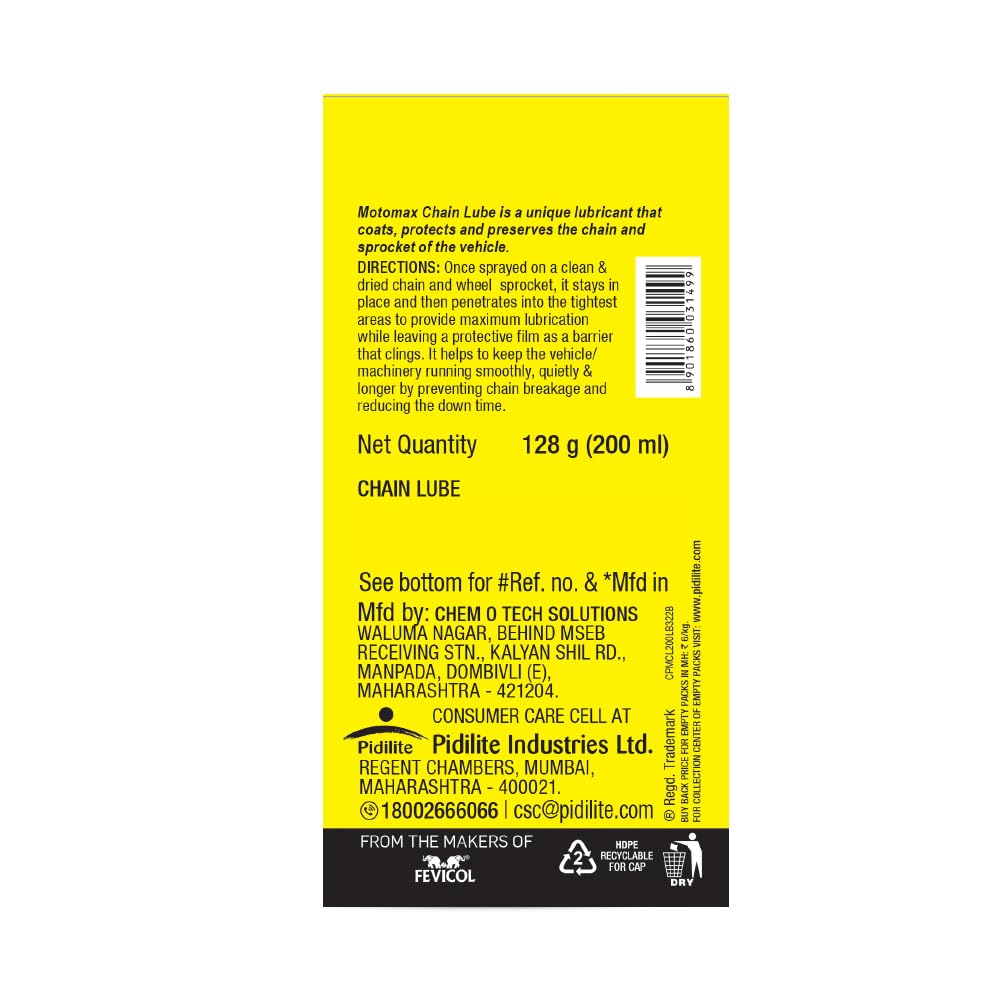 Motomax Chain Lube 200ml