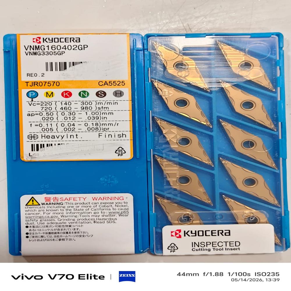 Kyocera Turning Insert - Color: Silver